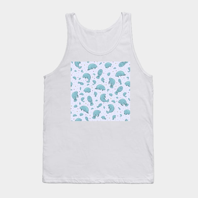 Cute Manatees Tank Top by nemki